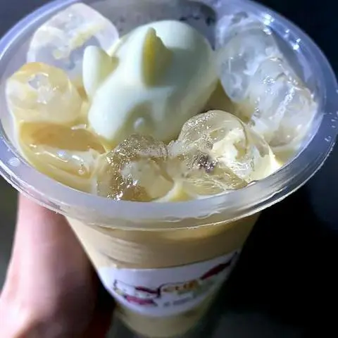 Hình ảnh Lục trà sữa bánh flan