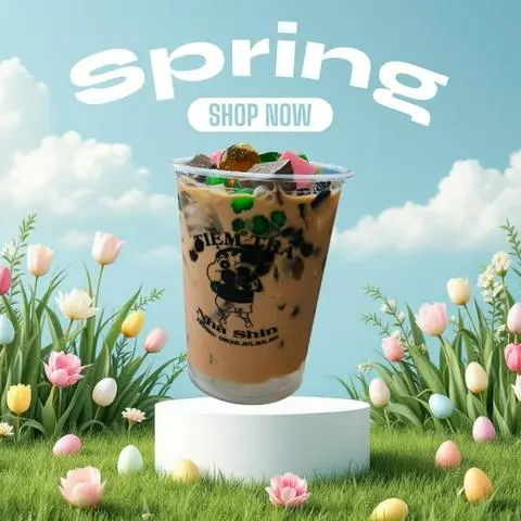 Hình ảnh Trà Sữa Thái Đỏ Full Topping