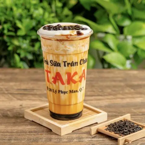 Hình ảnh Sữa Tươi Đường Đen Kem Mặn