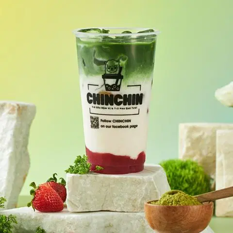 Hình ảnh Strawberry Matcha Latte (Matcha Latte Dâu)