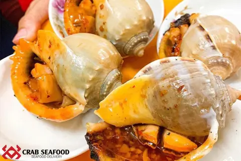 Hình ảnh ốc tỏi nướng sate