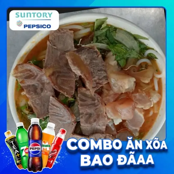 Hình ảnh Combo Bún gân + nạm + Nước Ngọt SPVB