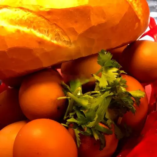 Hình ảnh Bánh mì ốp la - 2 trứng