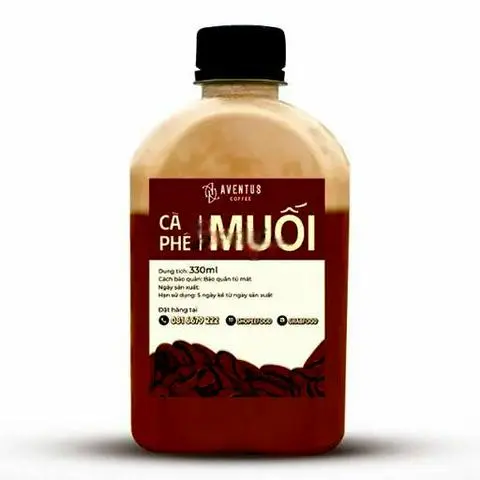 Hình ảnh Cà phê muối đóng chai