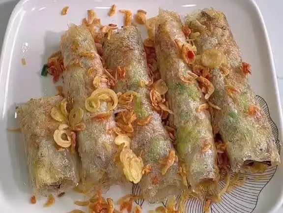 Hình ảnh  Bánh tráng cuốn chiên giòn