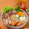 Hình ảnh Bún thịt nướng - chả giò - Pepsi