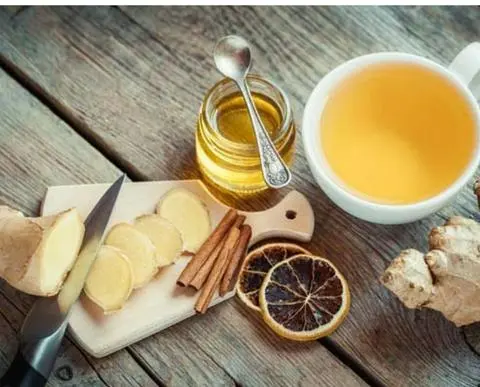 Hình ảnh trà gừng mật ong nóng
