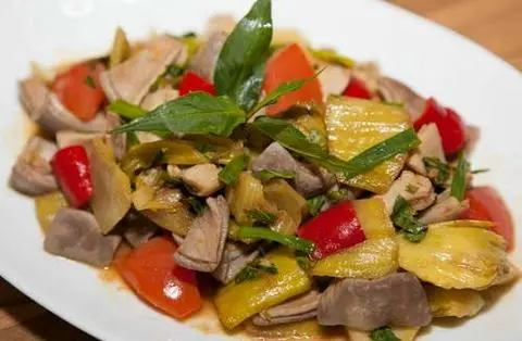Hình ảnh Bao Tử Xào Cải Chua