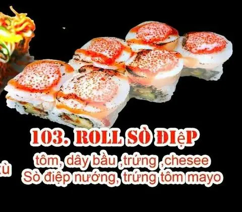 Hình ảnh 103. Roll sò điệp 