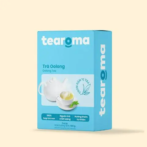 Hình ảnh Trà Oolong Lá Tearoma 100gr