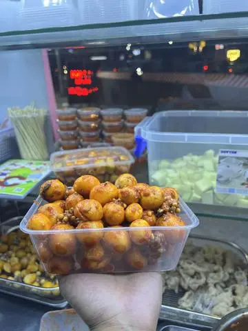 Hình ảnh trứng non sốt thái phần nhỏ
