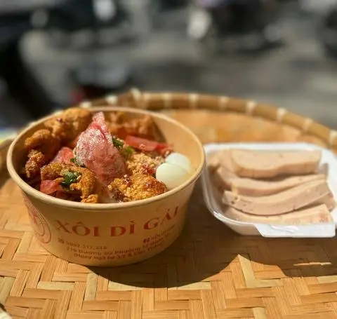 Hình ảnh Xôi thập cẩm đặc biệt - chả lụa 100g
