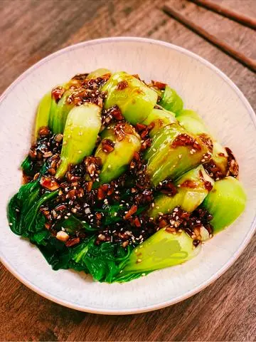 Hình ảnh Cải thìa sốt dầu hào