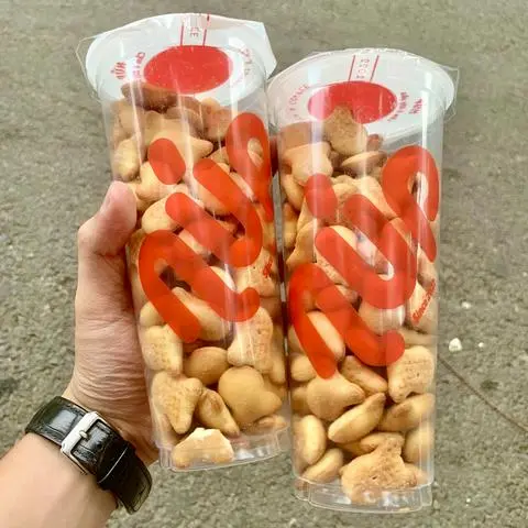 Hình ảnh Bánh Gấu Nhân Kem Sữa 200g