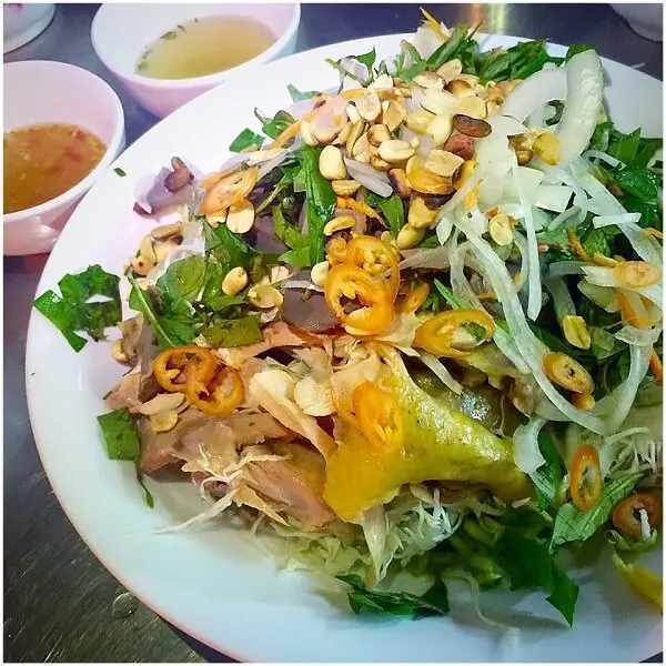 Hình ảnh gỏi gà + cháo/ 1 người 