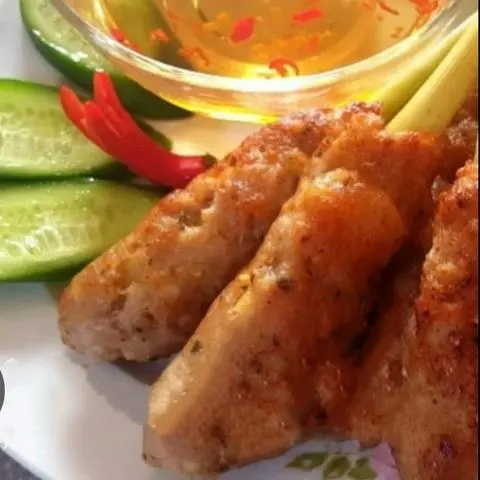 Hình ảnh chả bó xả chiên 3 cây 
