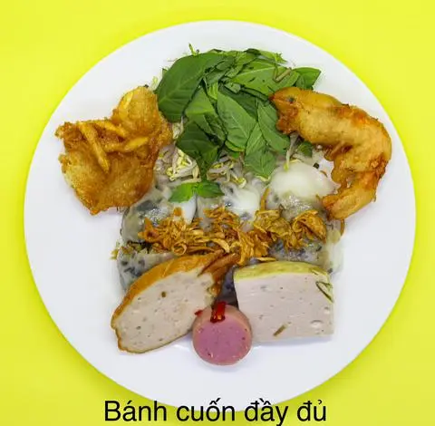 Hình ảnh Bánh cuốn đầy đủ
