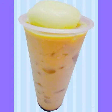Hình ảnh Trà Sữa Nhãn, Kem Bánh Mochi Vani Trắng (Size L)