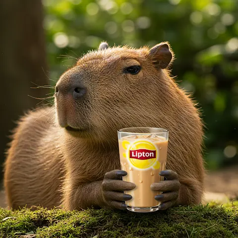Hình ảnh Trà lipton sữa Capy