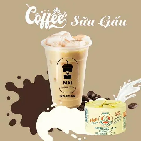 Hình ảnh Cafe sữa Gấu