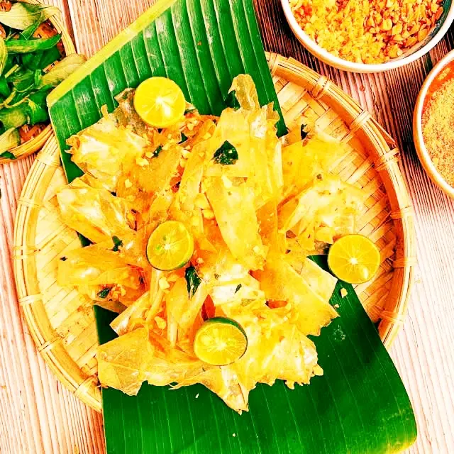 Hình ảnh Phơi sương trộn bơ tỏi