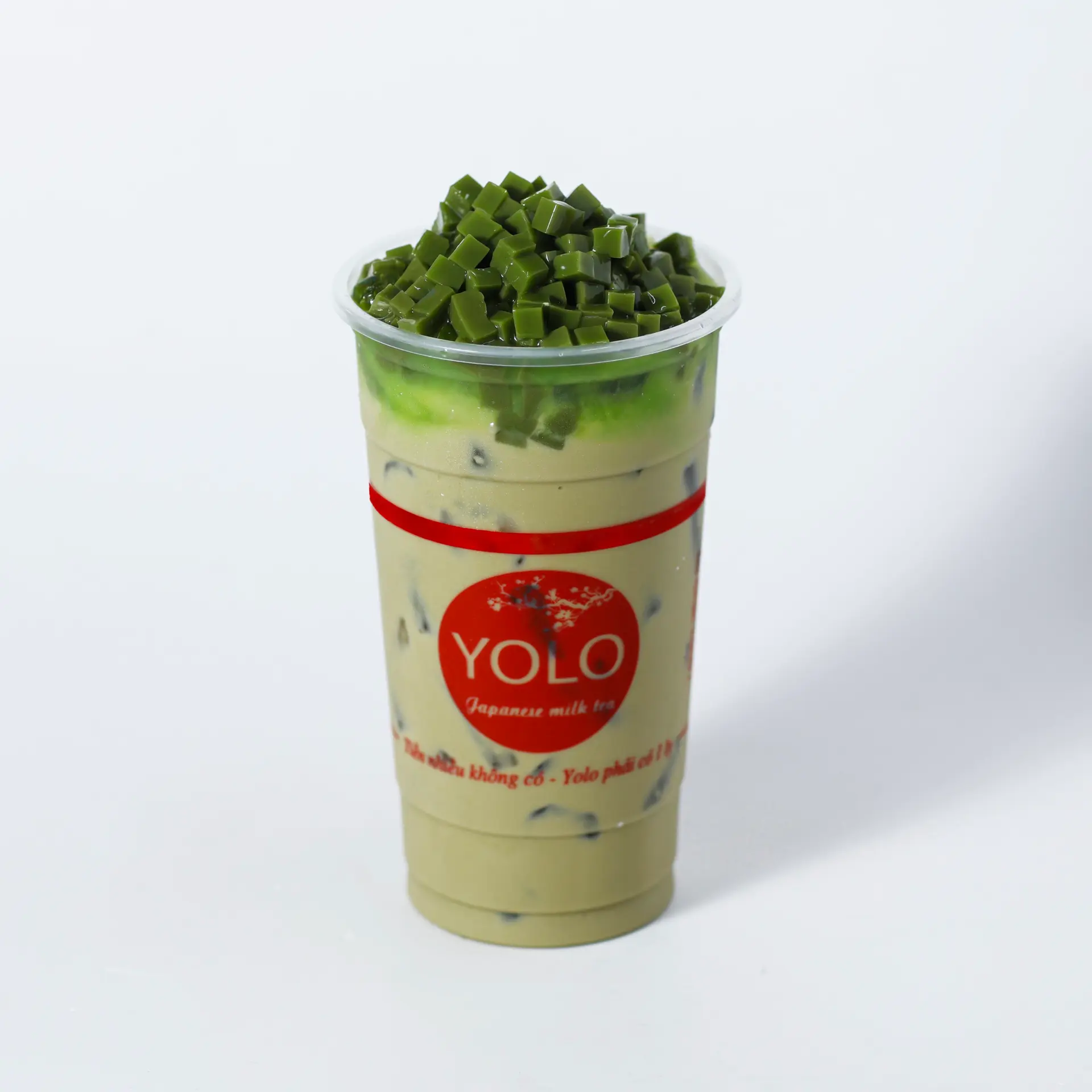 Hình ảnh Trà sữa matcha thạch trà xanh - size M