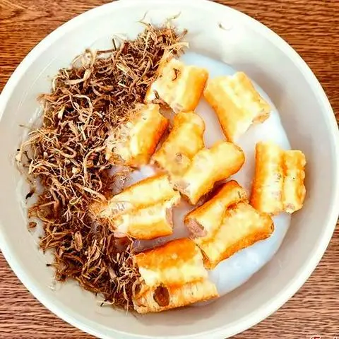 Hình ảnh Cháo nấm - quẩy