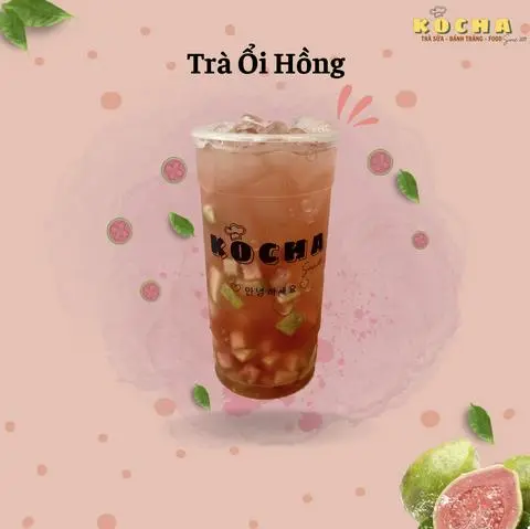 Hình ảnh Trà Ổi Hồng Tươi + TC Trắng