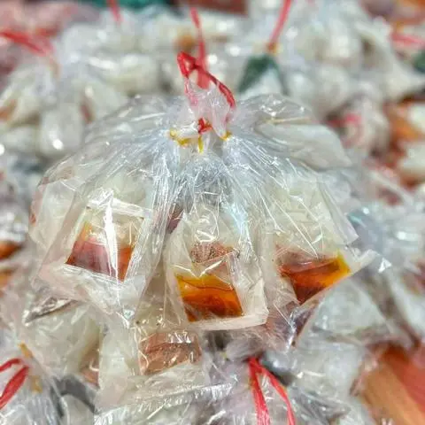 Hình ảnh Bánh tráng xâu muối bò sate (Xâu 12 bịch) 
