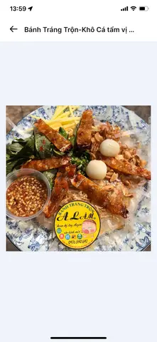 Hình ảnh Bánh tráng trộn khô cá tẩm vị