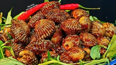 Hình ảnh Sò Huyết Rang Me 
