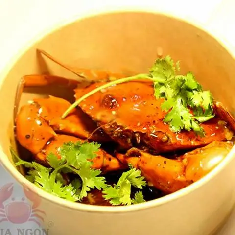 Hình ảnh Cua ngon thịt sốt tiêu đen size nhỏ