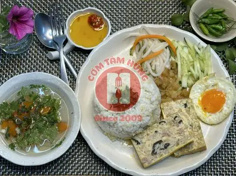 Hình ảnh Cơm chả ốp la