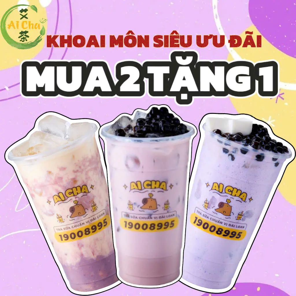 Hình ảnh [KHOAI MÔN MUA 2 TẶNG 1] AICHA KHAO TO