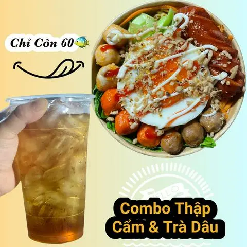 Hình ảnh 1 Mì Thập Cẩm + 1 Trà Dâu