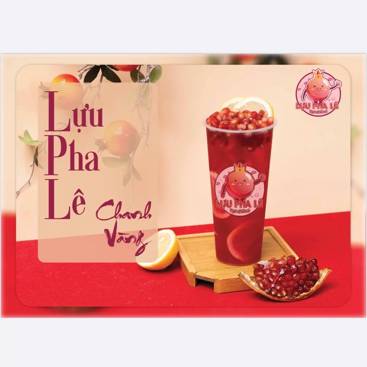 Hình ảnh LỰU PHA LÊ CHANH VÀNG
