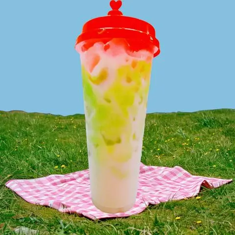 Hình ảnh Latte Thái Xanh (500ml)