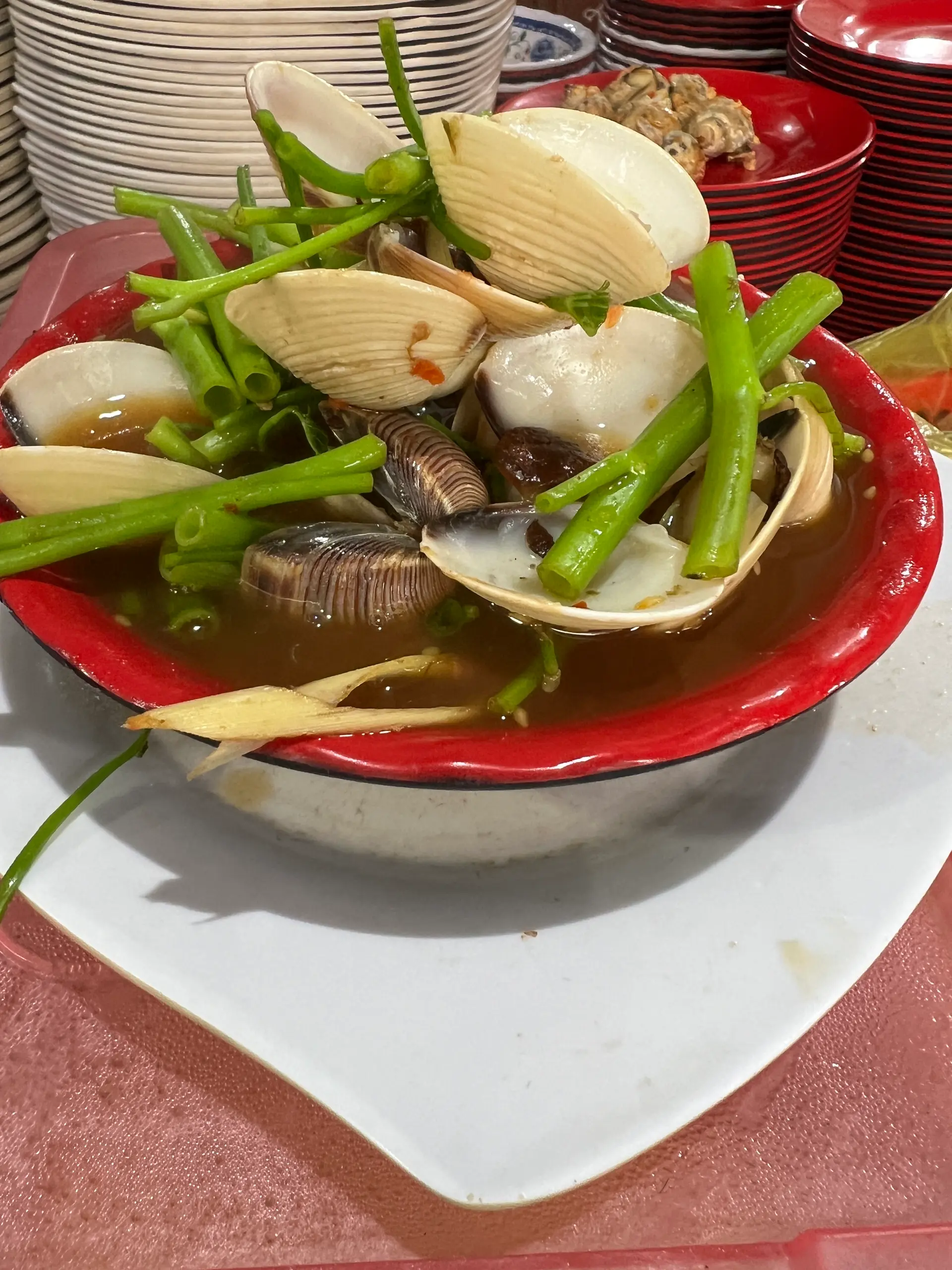 Hình ảnh Nghêu hấp thái 
