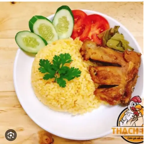 Hình ảnh Cơm ức gà sốt me