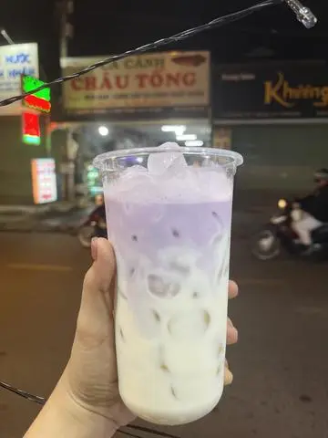 Hình ảnh khoai môn latte