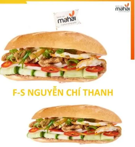 Hình ảnh Cùng Tiến: 2 Bánh mì chá cá và 1 trứng ốp la