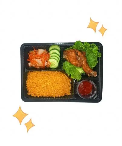 Hình ảnh Cơm chiên má đùi xối mỡ