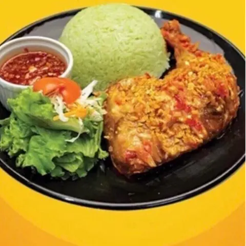 Hình ảnh Cơm đùi mắm tỏi - canh
