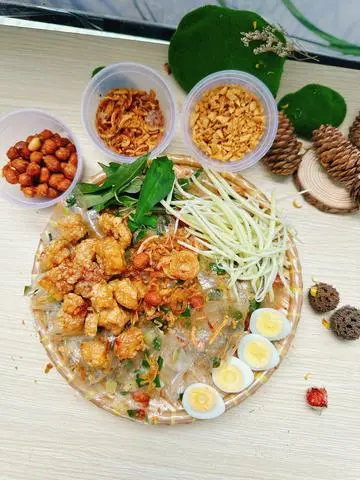 Hình ảnh Bánh Tráng Dẻo Mỡ Hành Tóp Mỡ ( trộn sẵn )