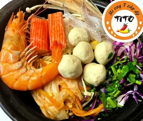 Hình ảnh Mì kim chi hải sản