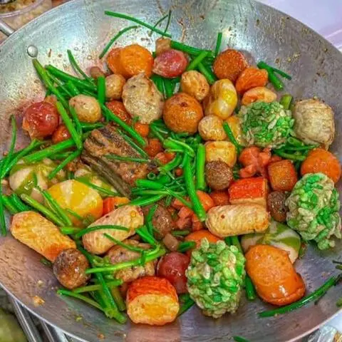 Hình ảnh Combo Cá Viên Nhỏ Sốt Mắm Tỏi