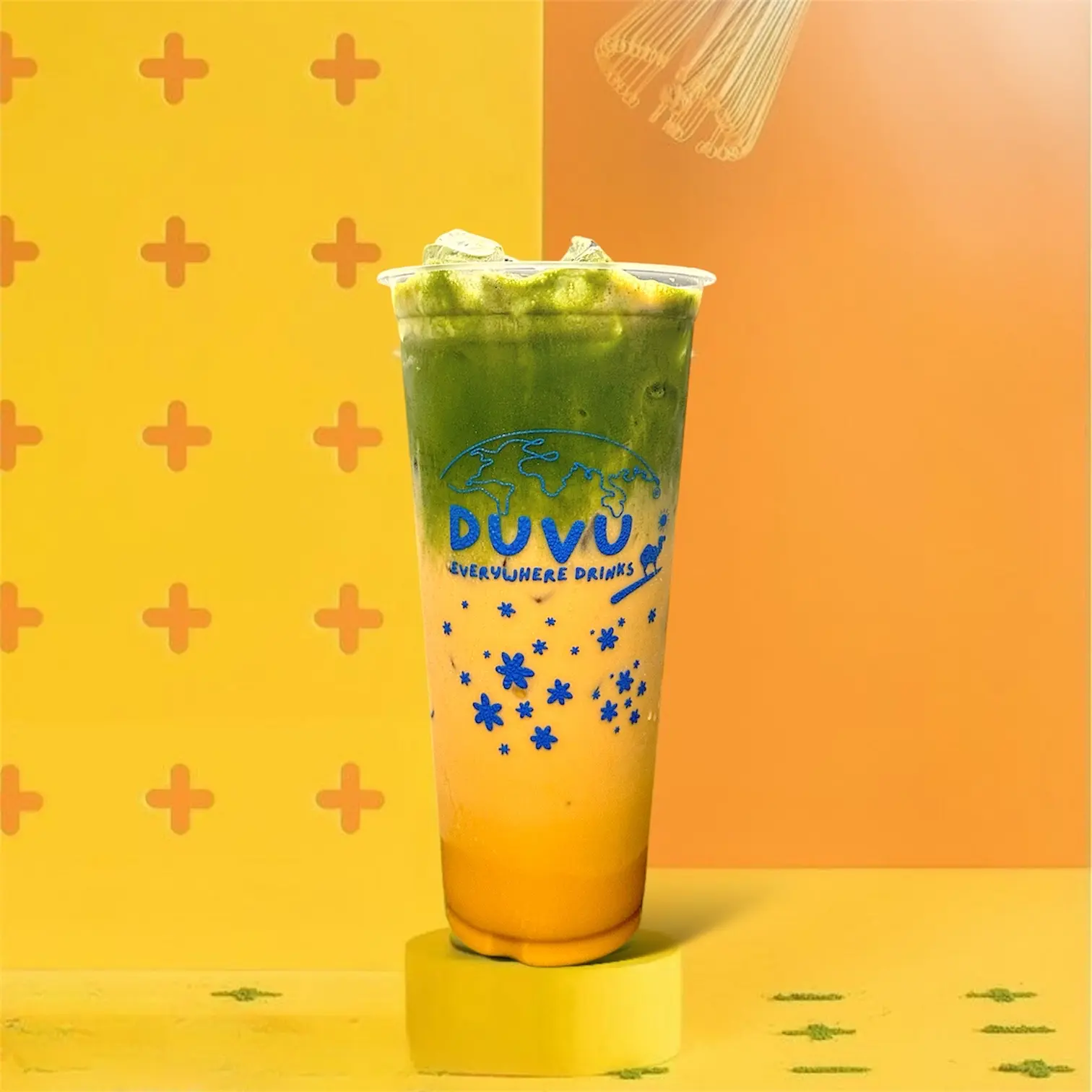 Hình ảnh Trà sữa thái đỏ matcha