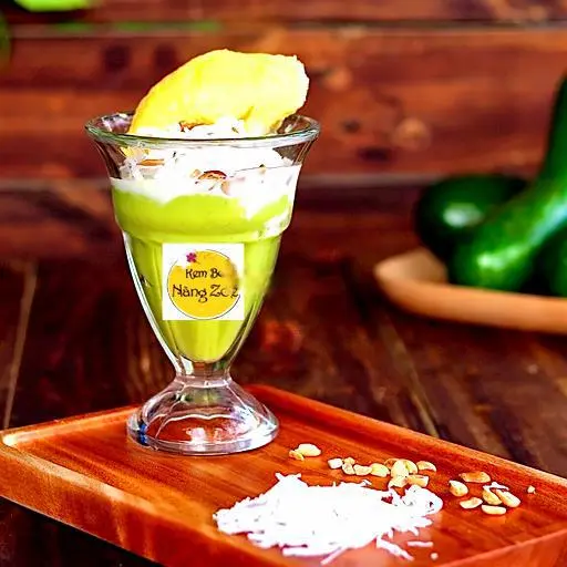 Hình ảnh Kem bơ sầu riêng nguyên múi