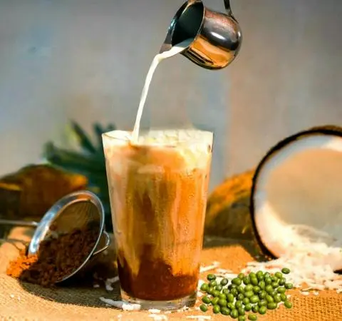 Hình ảnh Đậu xanh cốt dừa cà phê