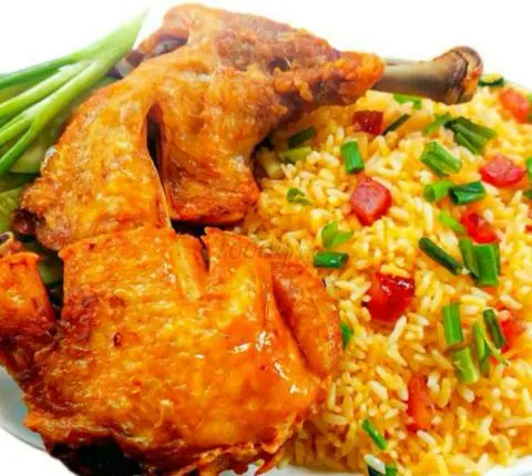 Hình ảnh cơm châu đùi góc 4